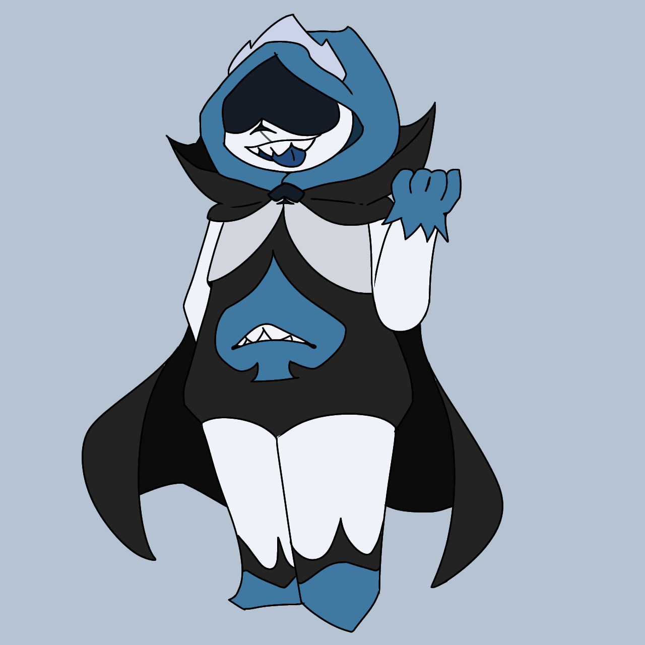 So I decided to finish one of the spade sketches