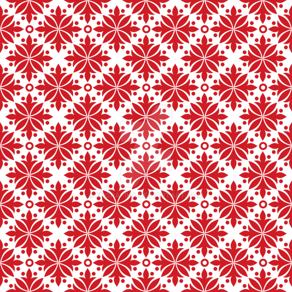 Flower Pattern Basic Red Red Flower Pattern by engrafika on DeviantArt
