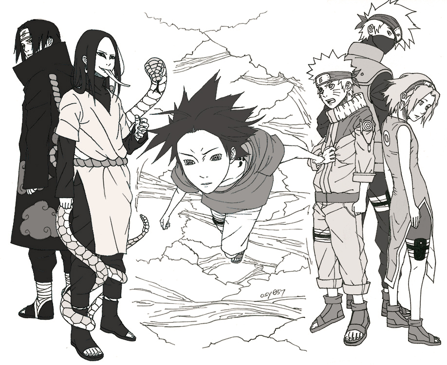 Sketch - Naruto Shippuuden by erickenji on DeviantArt