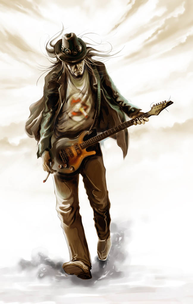 Authentic Digital Art - Rockstar Made