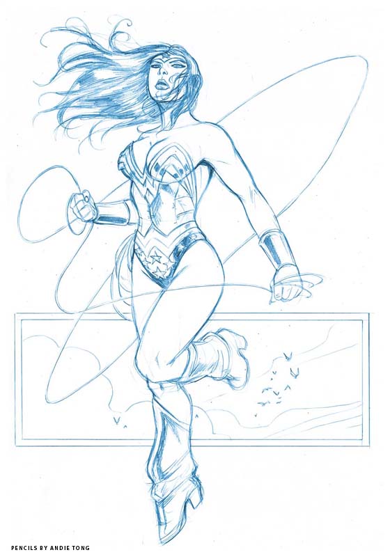 wonder woman sketch 2