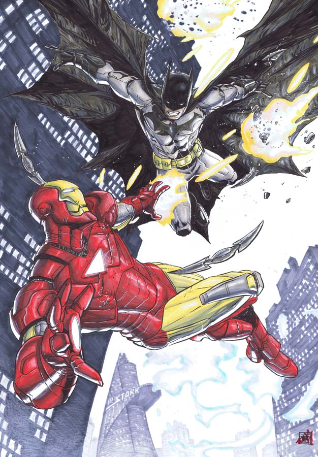 BATMAN VS IRONMAN by deemonproductions