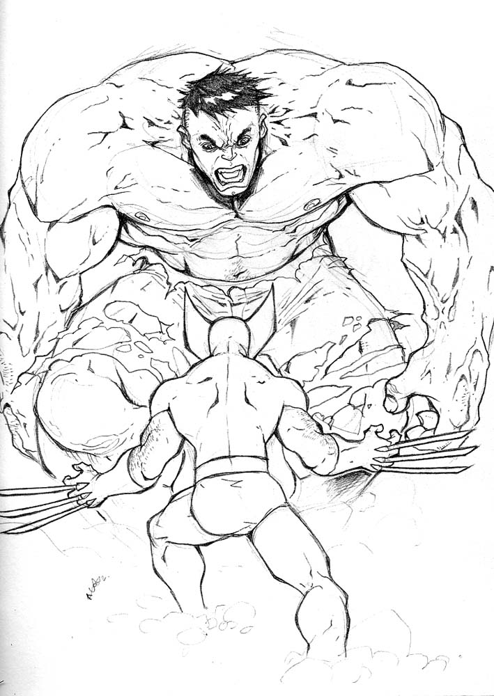 holiday sketch 7-hulk_wolvie