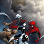 spidey, kraven, bullseye color