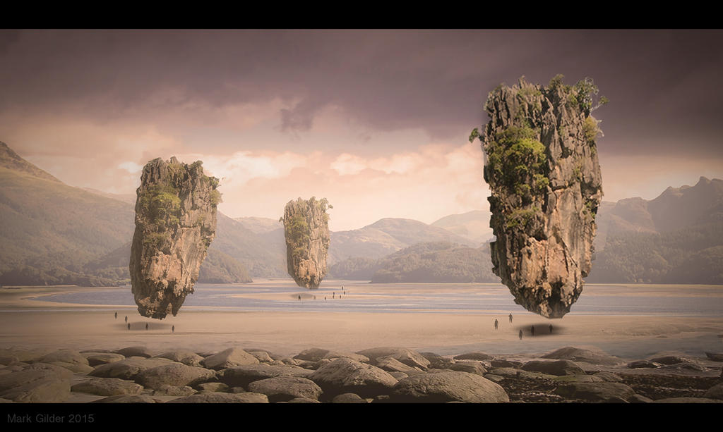 floating rocks by astonvillafc on