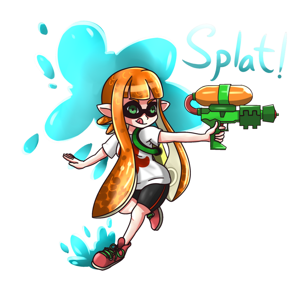 Inkling from Splatoons! by ArctekFox on DeviantArt