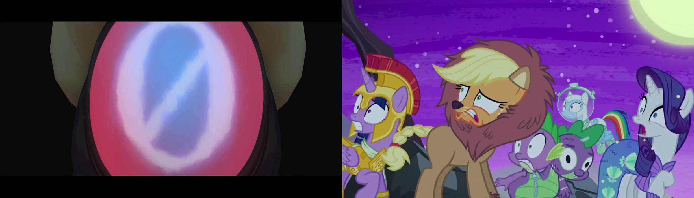 Scared The Mane Six Reaction SMG0's Face by matheusmattos75 on DeviantArt