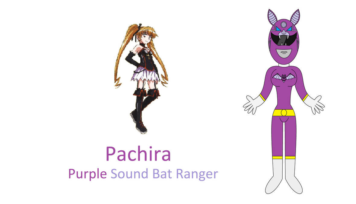 Purple Sound Bat Ranger As Pachira by matheusmattos75 on DeviantArt