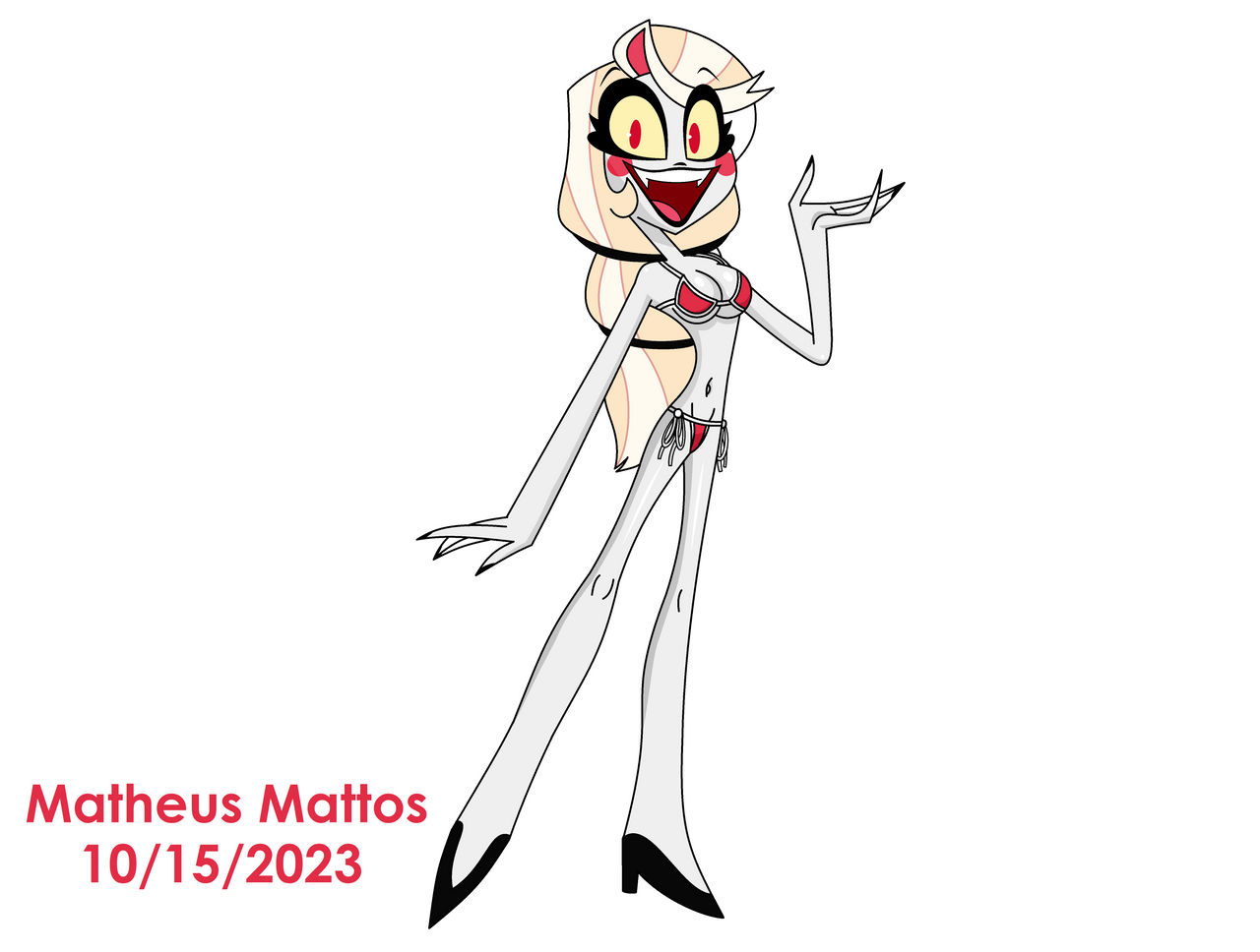 Sexy Bikini Charlie Morningstar by matheusmattos75 on DeviantArt