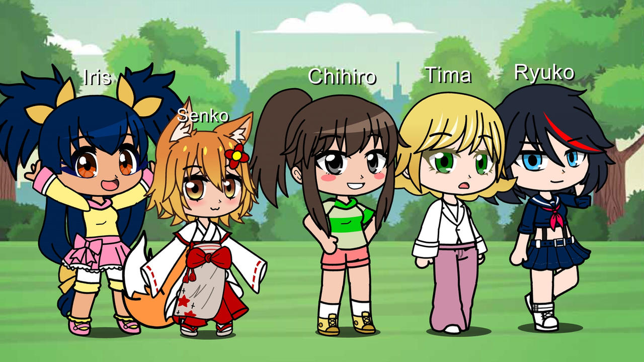 Five Team Anime Girls by matheusmattos75 on DeviantArt