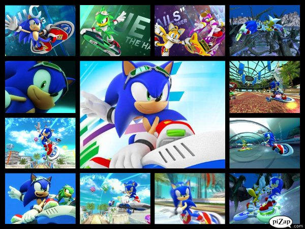 Light Riders Collage Sonic Free Riders Collage by SonicXBoom123 on DeviantArt