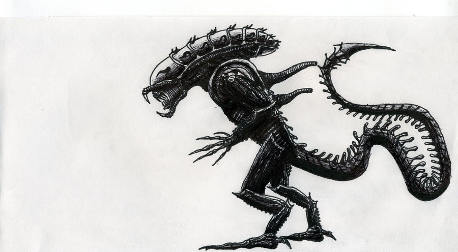 Predalien 15 min. by BattlefieldArt on DeviantArt