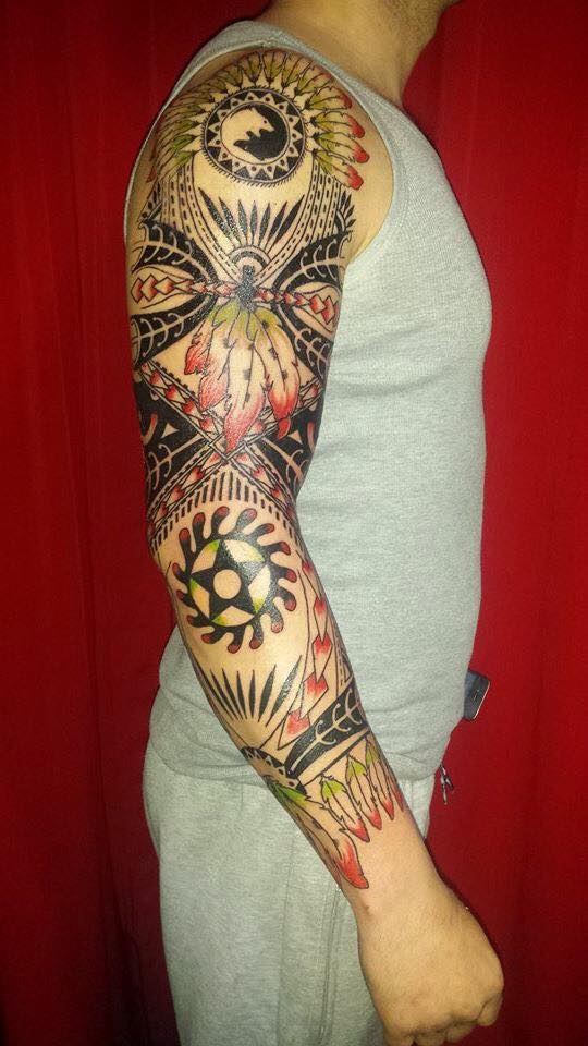 Hunter tattoo sleeve