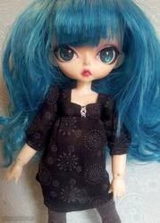 Black Babydoll dress for Hujoo/Blythe