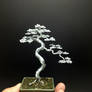 A large literati wire bonsai tree by Ken To