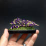 Purple gold wire raft style bonsai tree by Ken To