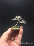 Mini wire bonsai tree by Ken To