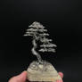 Wire literati bonsai sculpture by Ken To