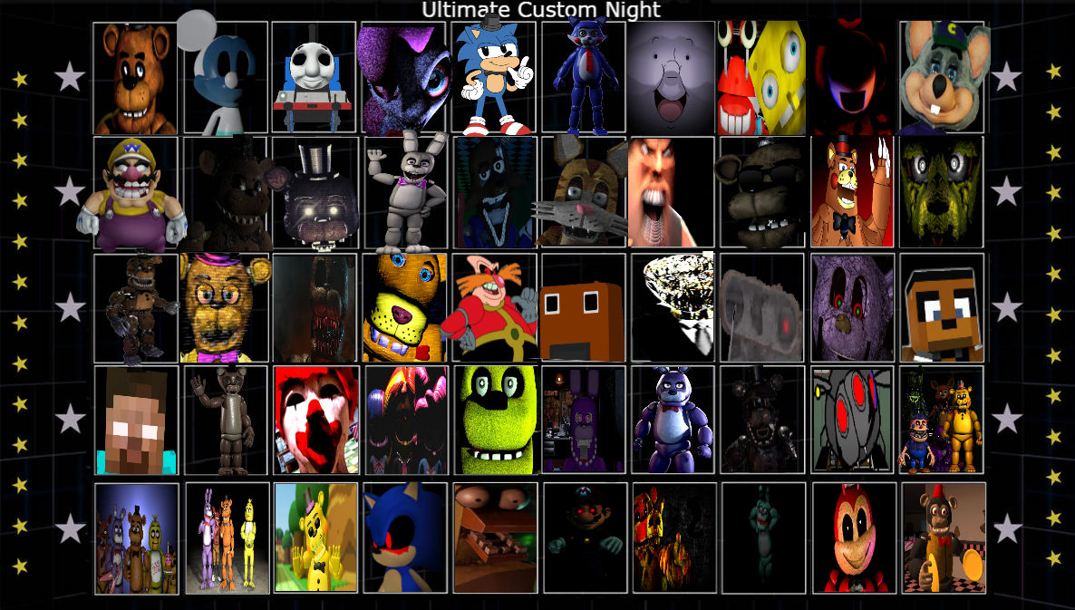 Ultimate Custom Night, but with Fangames Included by TorbinCrow1987 on  DeviantArt