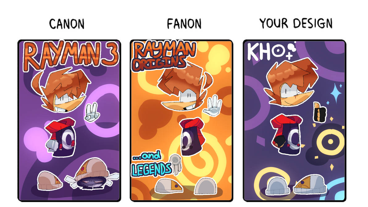 CANON/FANON/YOUR DESIGN Challenge... yep / by KisaHD on DeviantArt