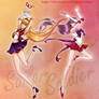 Sailor V and Sailor Mars