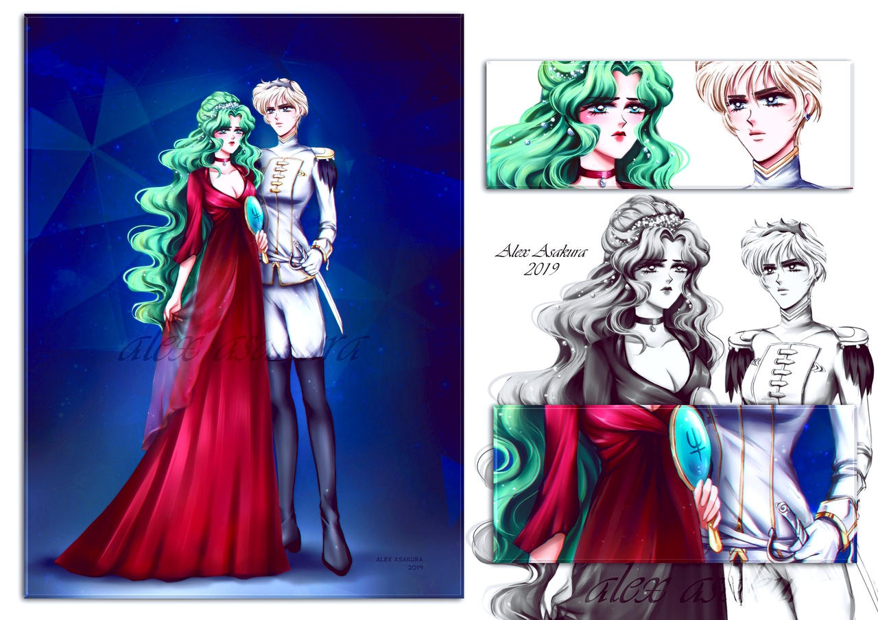 Michiru and Haruka