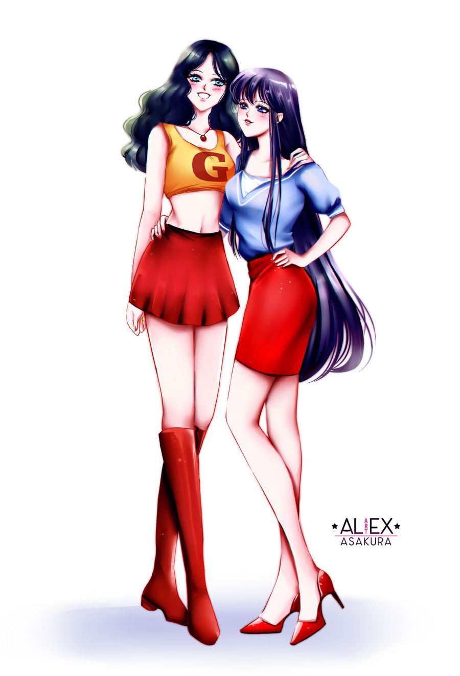 Rei visiting her Goddaughter Idina