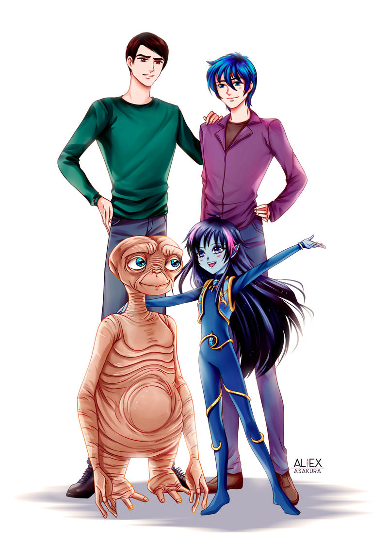 Aliens and Humans by Alex-Asakura on DeviantArt