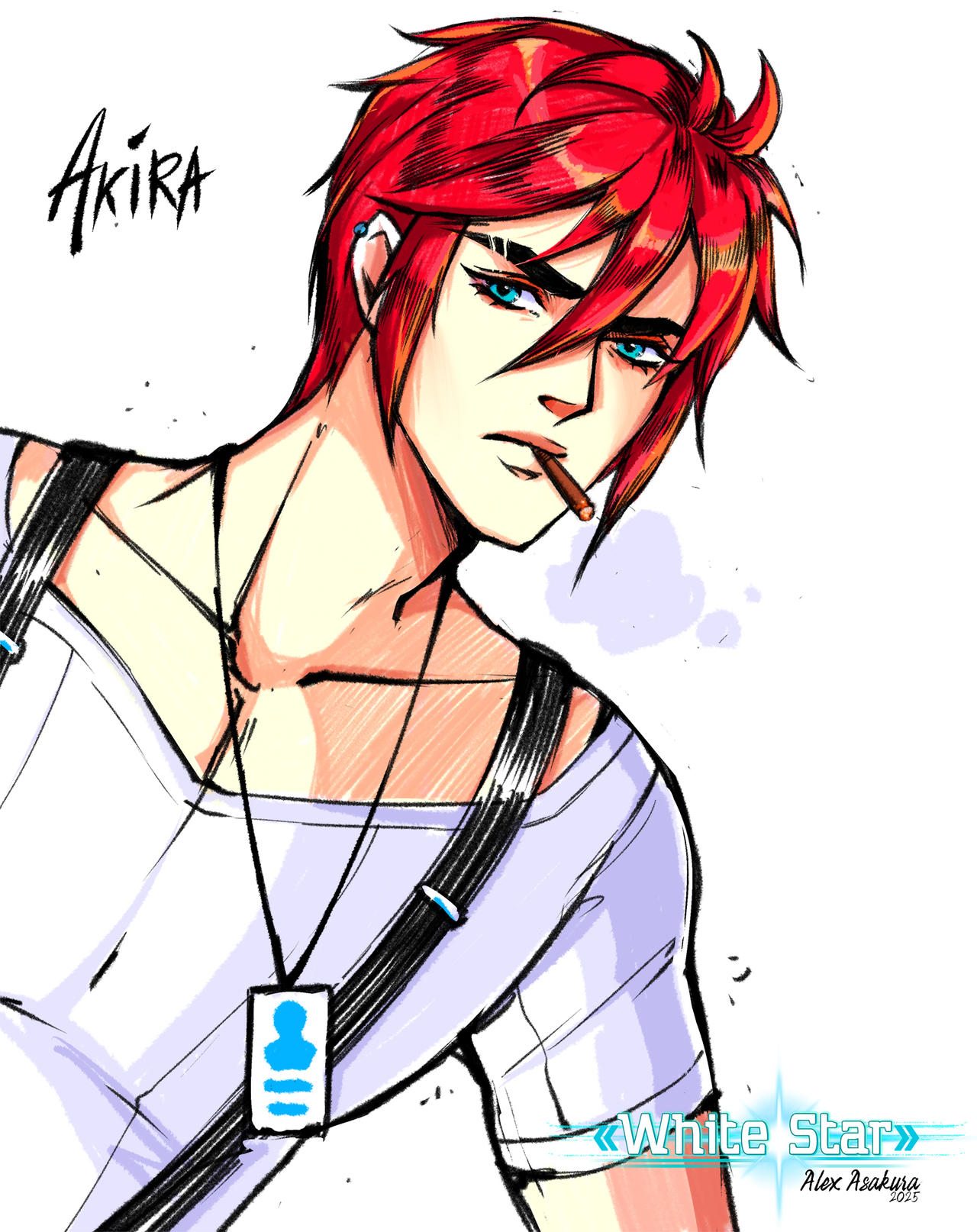 Akira Miharisa - OC - from my manga White Star