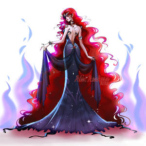 Queen Beryl - Sailor Monn fan art