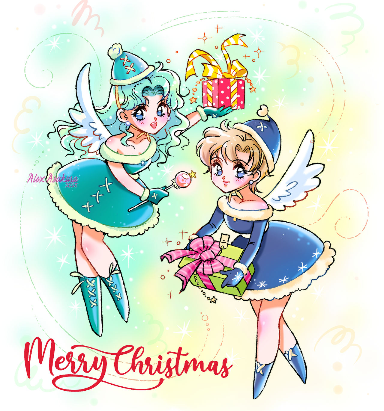 Christmas angels - Michiru Haruka - Sailor Moon