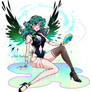 Michiru - Sailor Neptune with wings