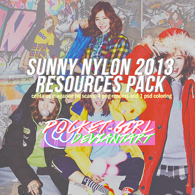 SNSD Sunny for Nylon - RESOURCE PACK