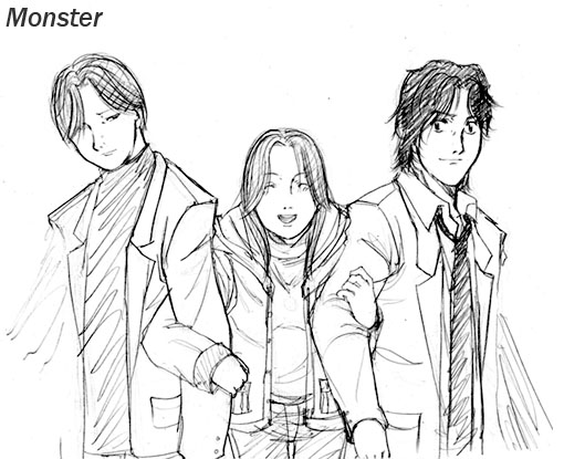 Monster - john  nina and Temma