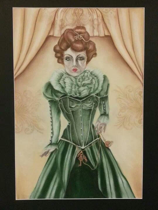 Lady In Green by Kathryn-Rutherford on DeviantArt