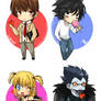 Death Note Chibis -set 1-