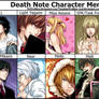 Death Note Character Meme