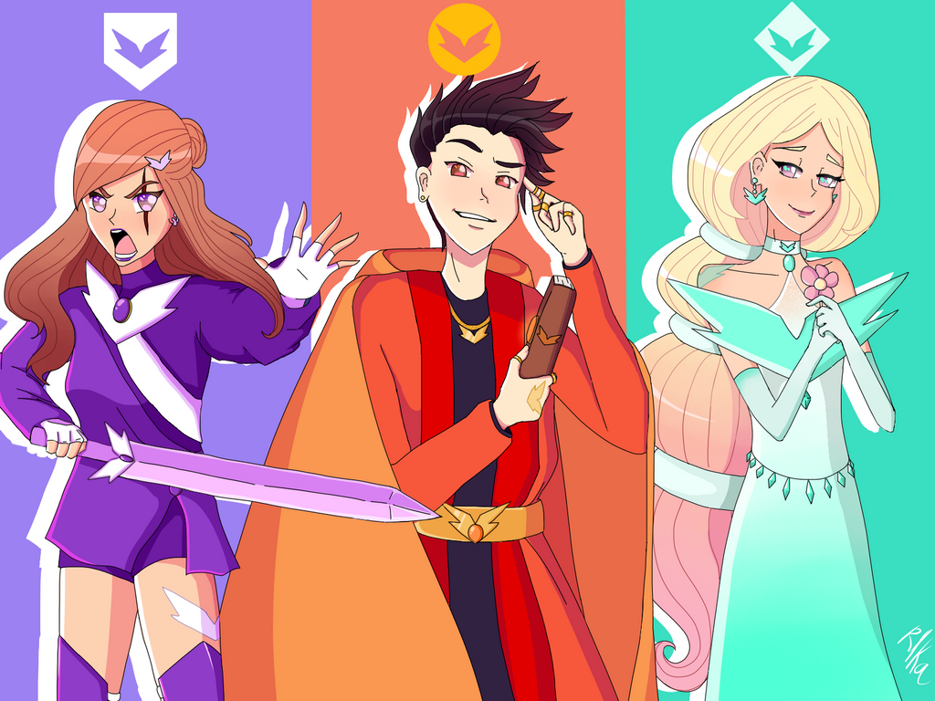 Discord Hypesquad Houses as Anime Characters by Rlkaa on DeviantArt