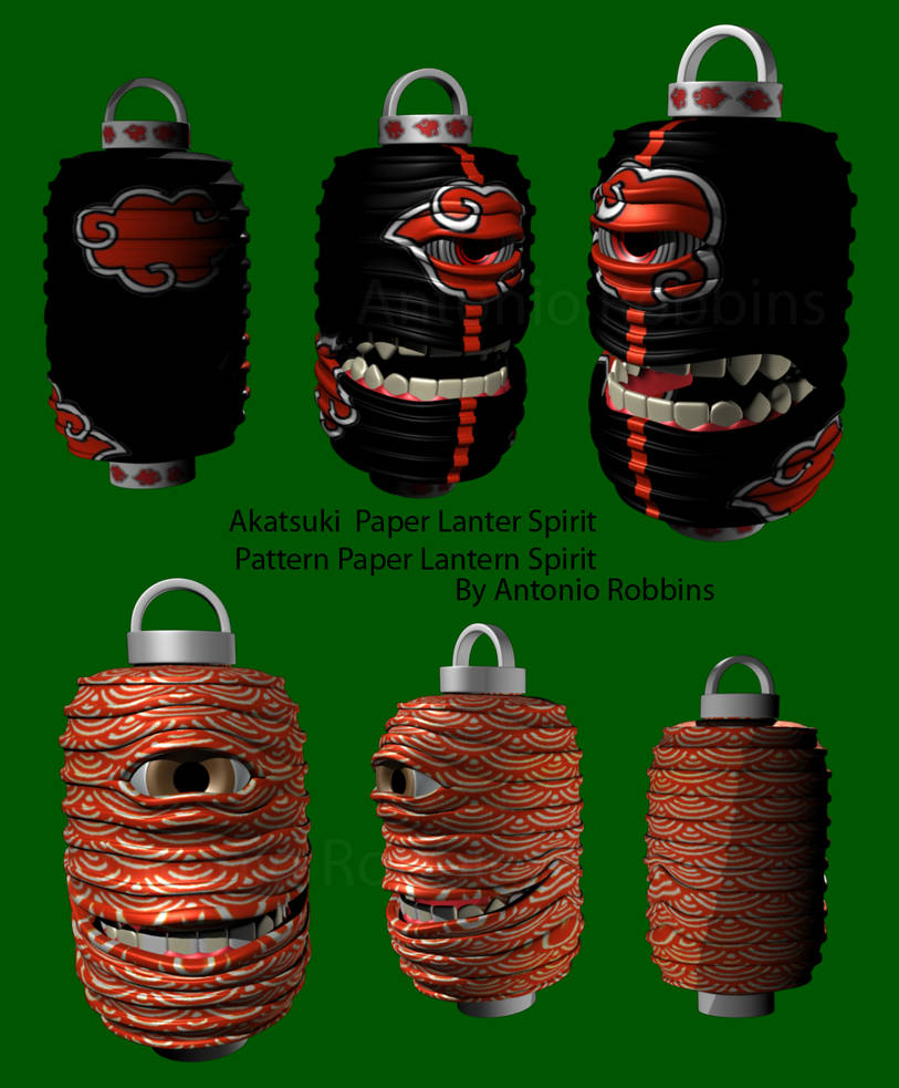 Akatsuki Pattern Chochinobake by TheAtomicSoul on DeviantArt