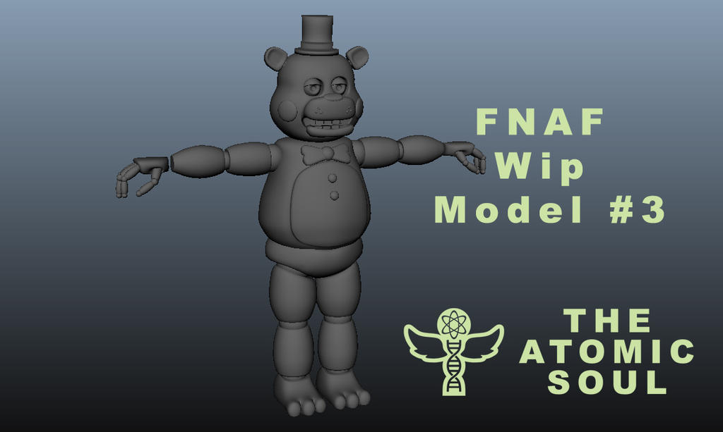 FNAF 3rd model - Freddy by TheAtomicSoul on DeviantArt