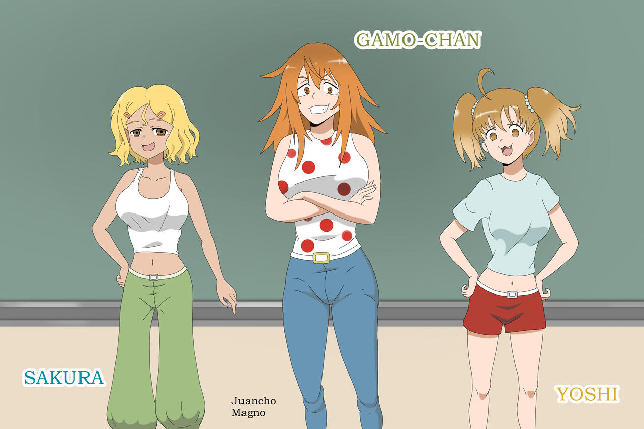 Sakura, Gamochan and Yoshi. by JuanchoMagno96 on DeviantArt