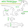 Theropod Plush Pattern