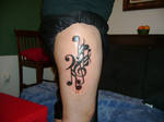 Musical Symbols tattoo