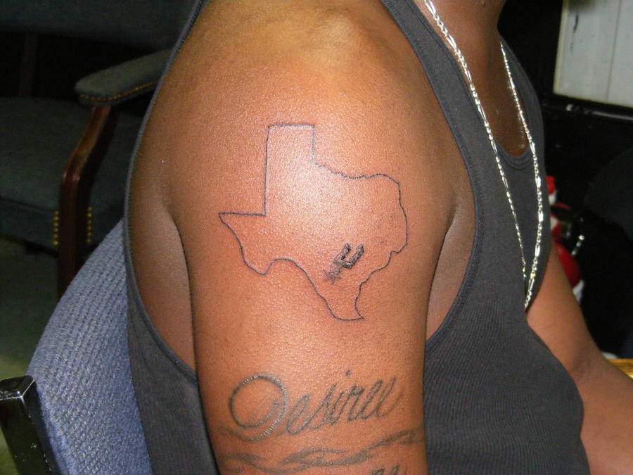 Texas San Antonio Spurs Tattoo