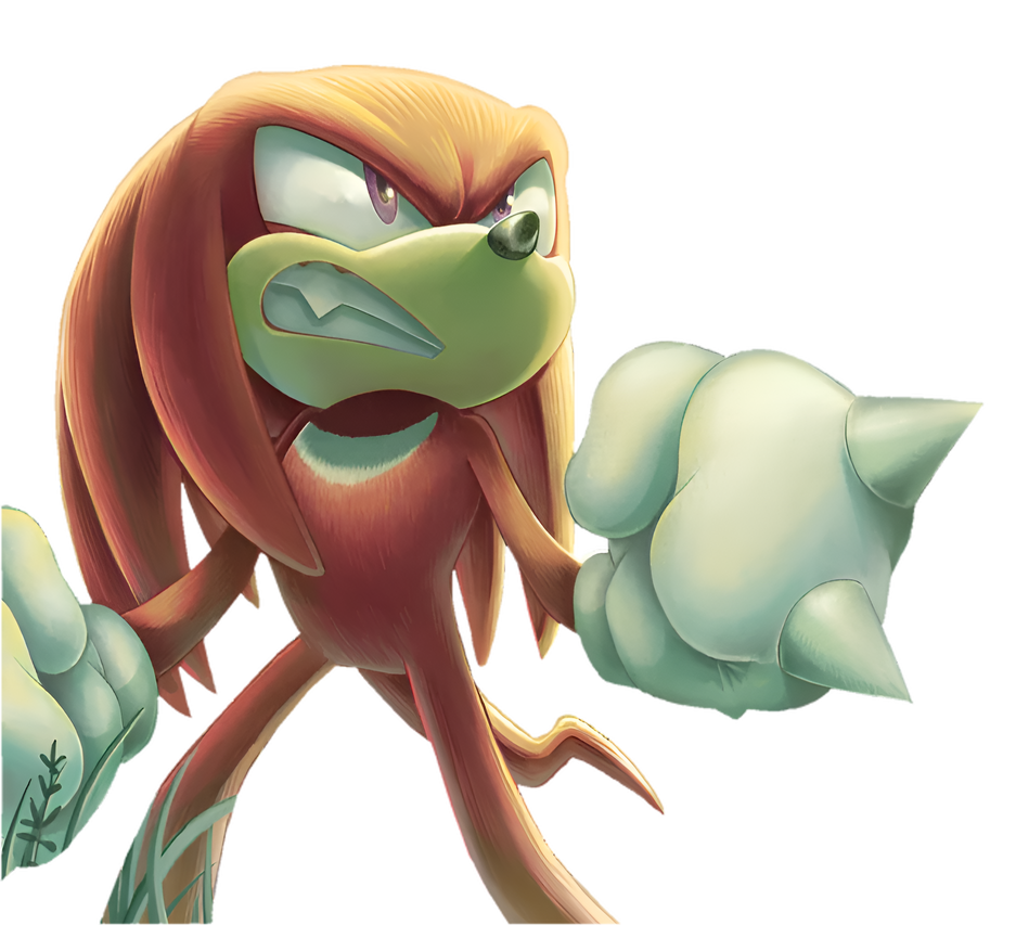 Knuckles Rende Knuckles IDW render by Doeyduey on DeviantArt