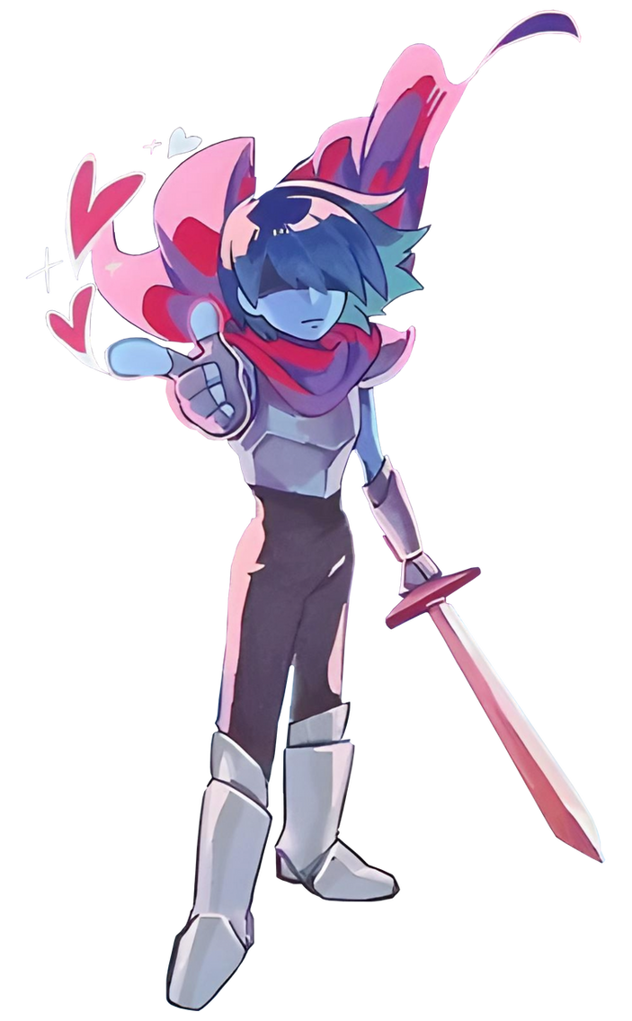 Chris Delta Roon Kris (Deltarune) Render by Doeyduey on DeviantArt