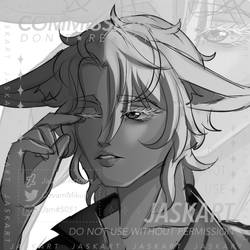 [Commission] BnW sketch for Whiskey!