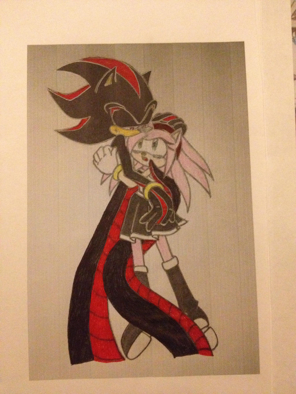 Shadow and Female Sonic kiss by PrincessShannon07 on DeviantArt