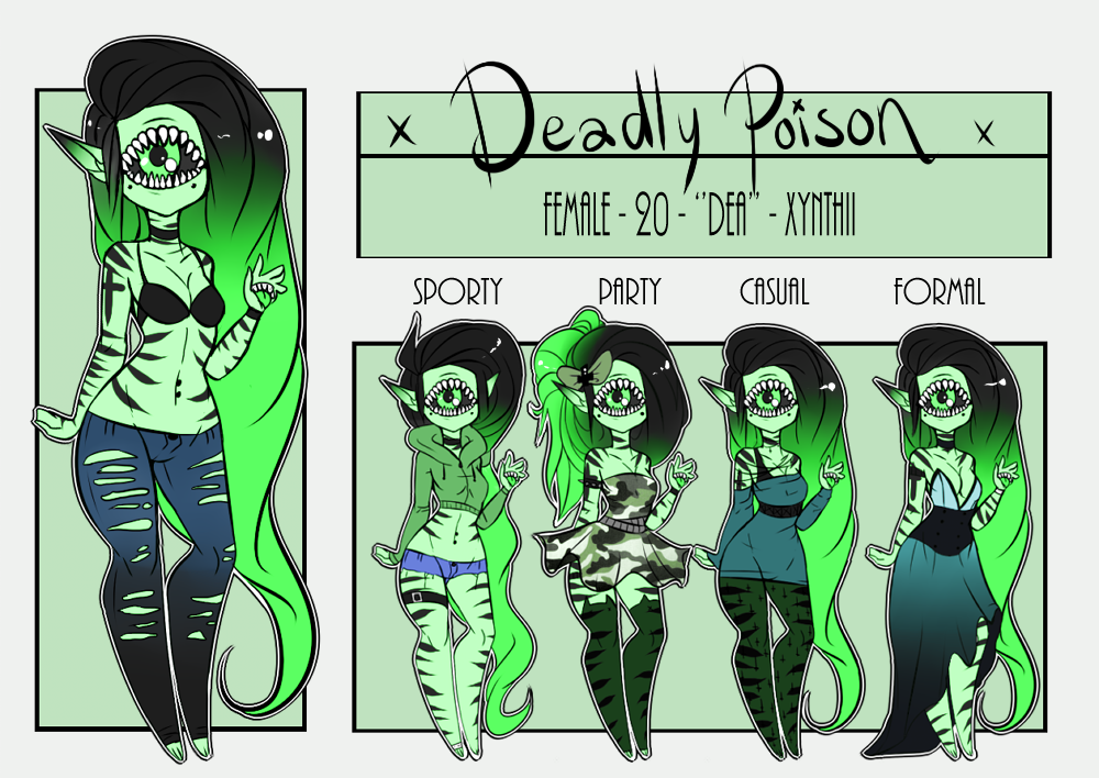 Deadly Poison Ref by Piannen on DeviantArt