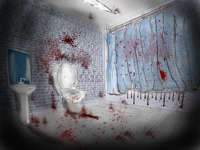 Image result for bathroom blood